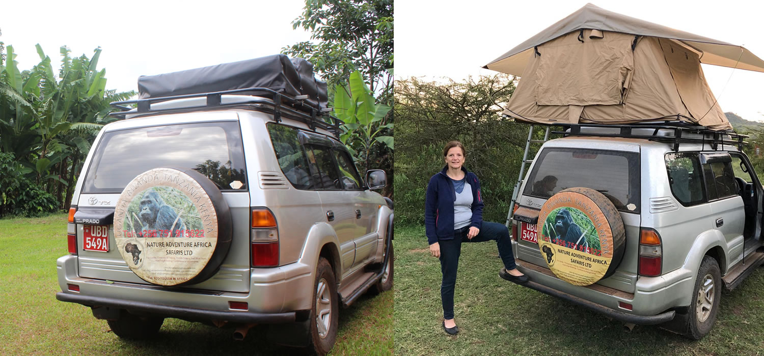 Land Cruiser with Roof Top Tent