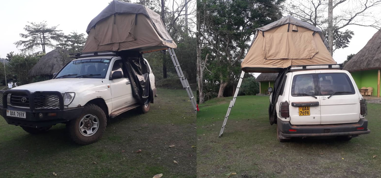 Land cruiser GX with Rooftop tent