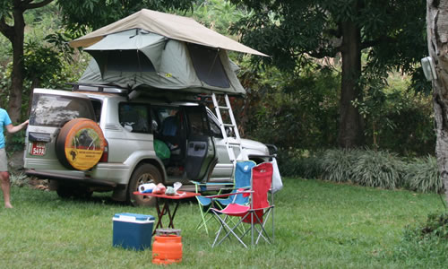 Landcruiser TX with Rooftop tent