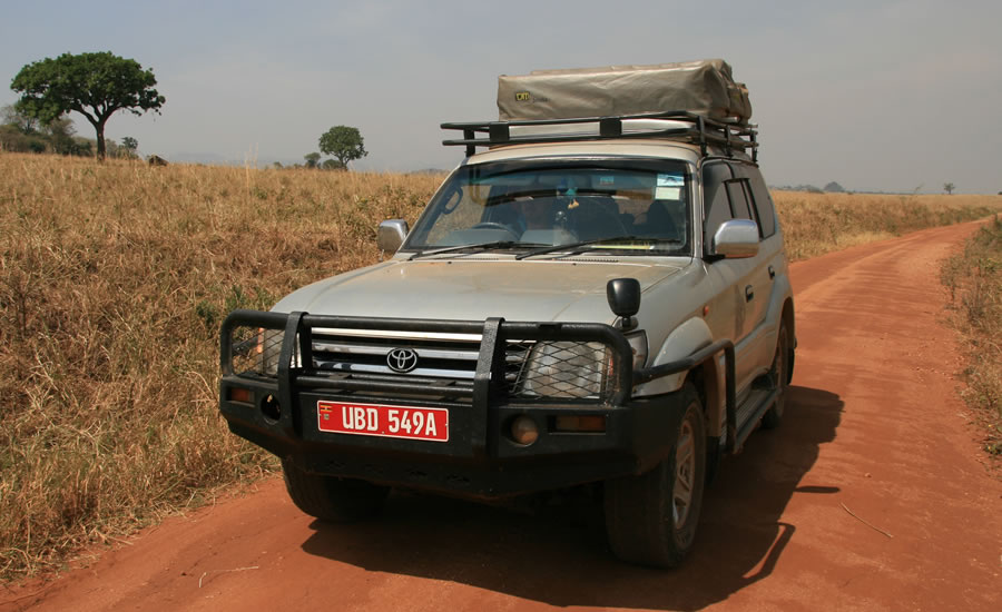 Landcruiser with Rooftent