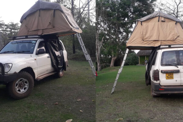 Land cruiser GX with Rooftop tent